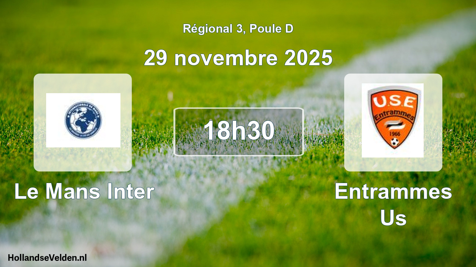 Scheduled Match: Le Mans Inter - Entrammes Us (29 November 2025)