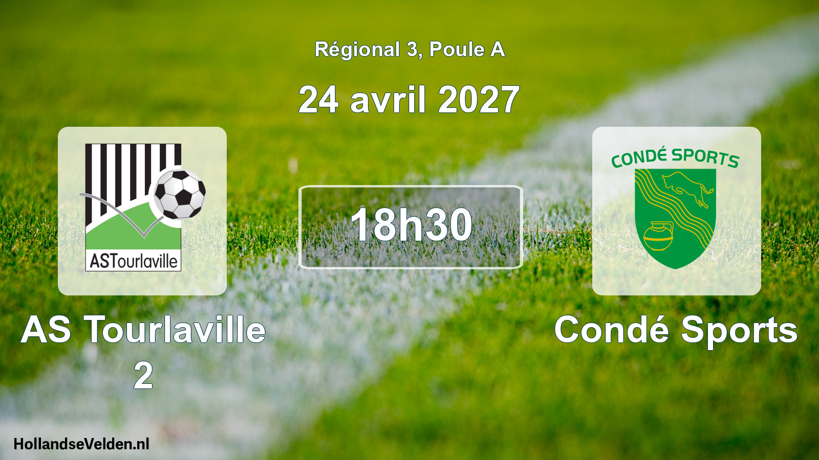 Scheduled Match: AS Tourlaville 2 - Condé Sports (24 April 2027)