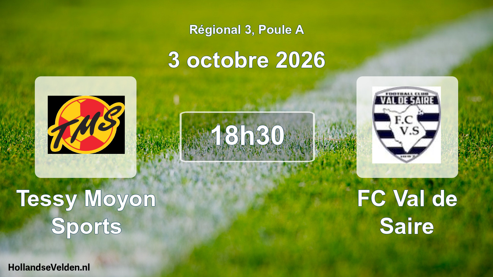 Scheduled Match: Tessy Moyon Sports - FC Val de Saire (3 October 2026)