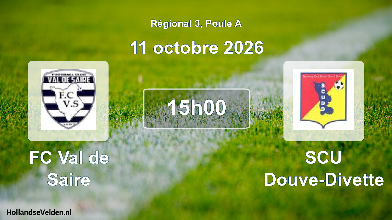 Scheduled Match: FC Val de Saire - SCU Douve-Divette (11 October 2026)
