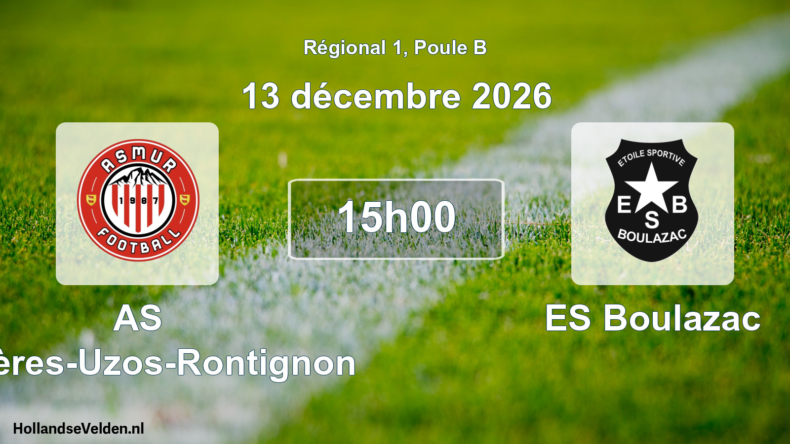 Scheduled Match: AS Mazères-Uzos-Rontignon - ES Boulazac (13 December 2026)