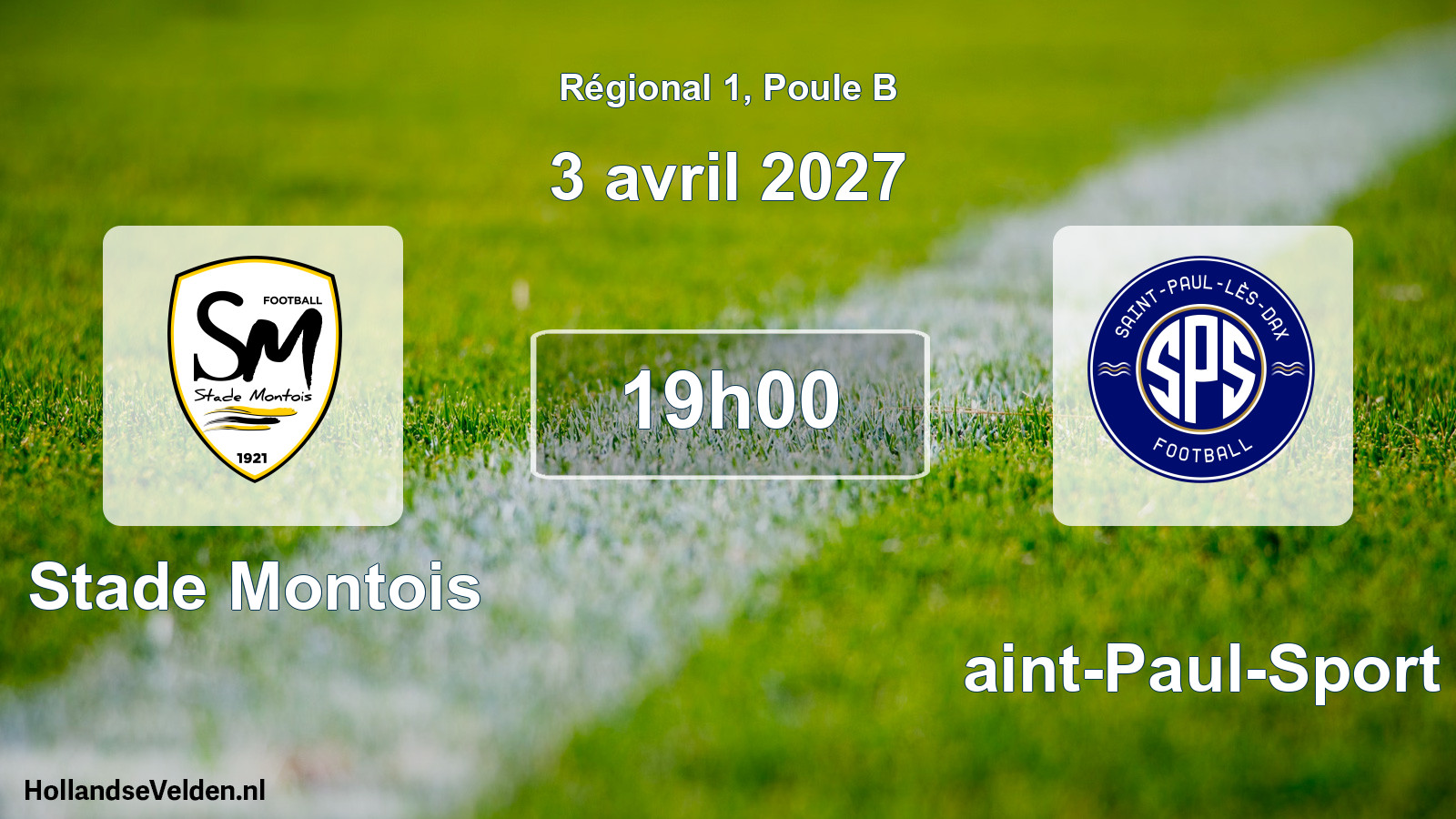 Geplande wedstrijd: Stade Montois - Saint-Paul-Sport (3 april 2027)