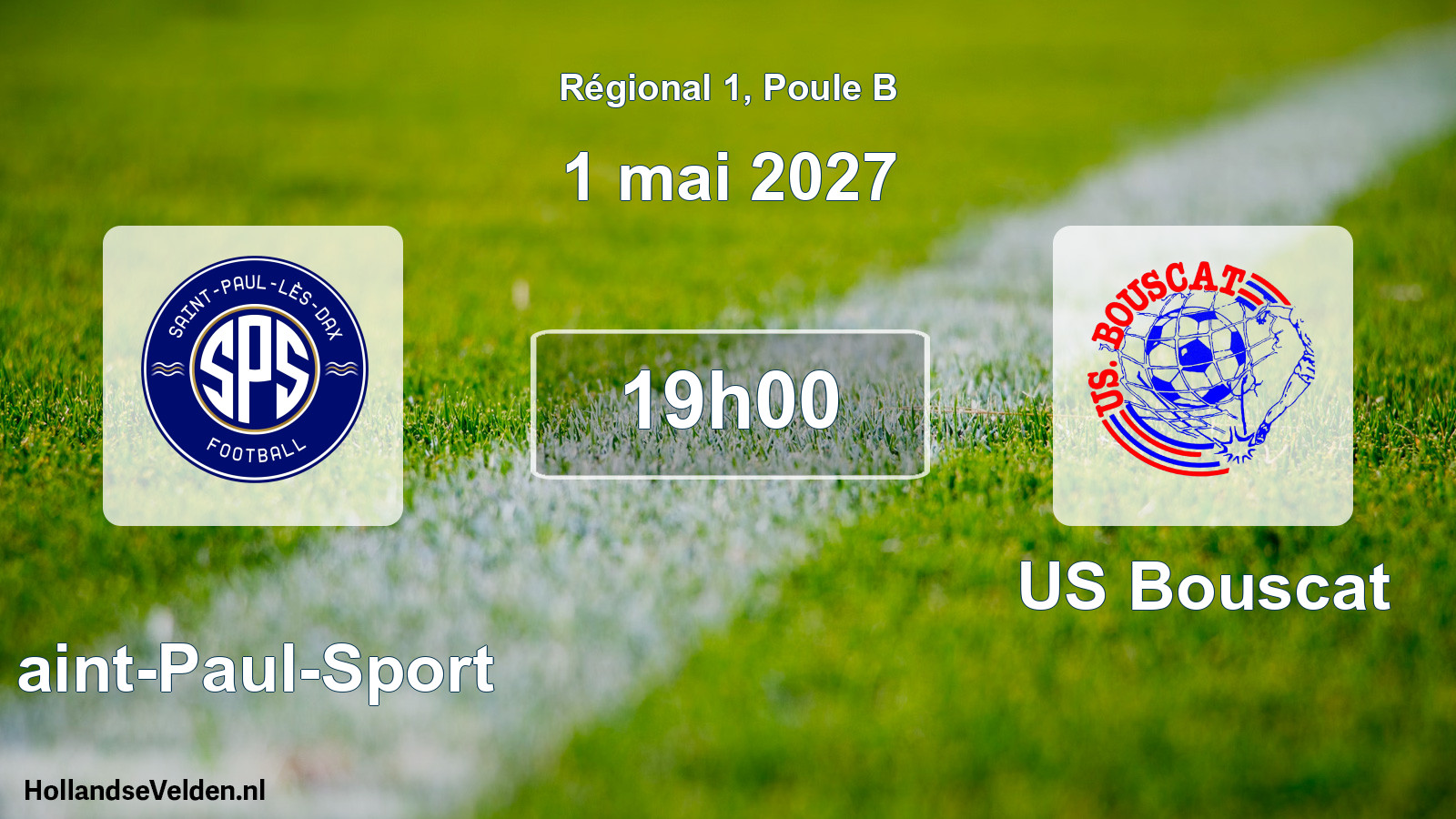Scheduled Match: Saint-Paul-Sport - US Bouscat (1 May 2027)