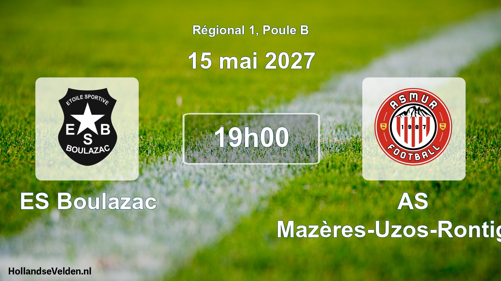Scheduled Match: ES Boulazac - AS Mazères-Uzos-Rontignon (15 May 2027)