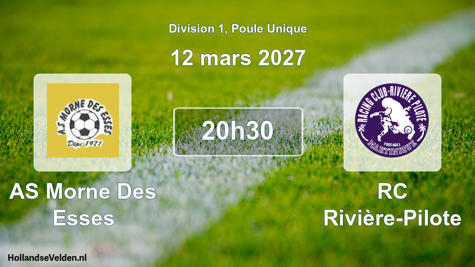 Scheduled Match: AS Morne Des Esses - RC Rivière-Pilote (12 March 2027)