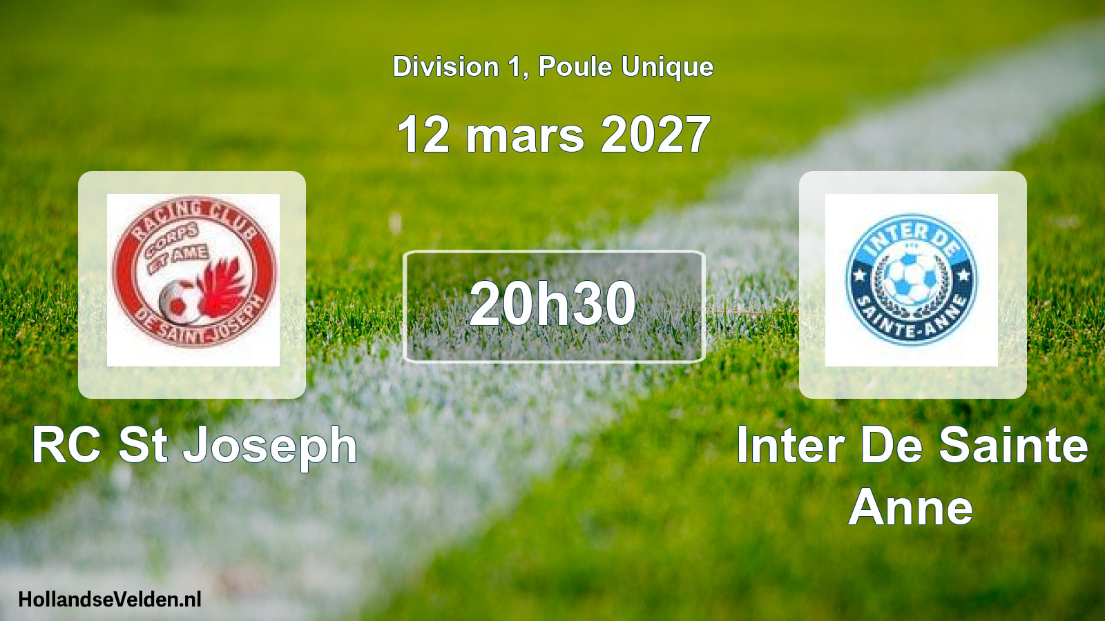 Scheduled Match: RC St Joseph - Inter De Sainte Anne (12 March 2027)
