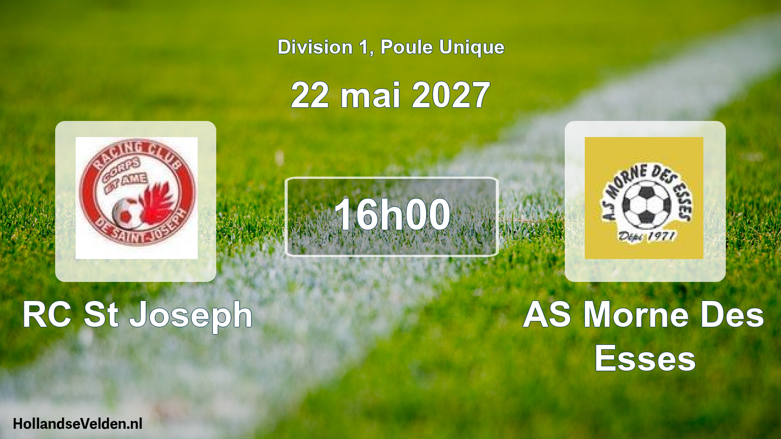 Scheduled Match: RC St Joseph - AS Morne Des Esses (22 May 2027)