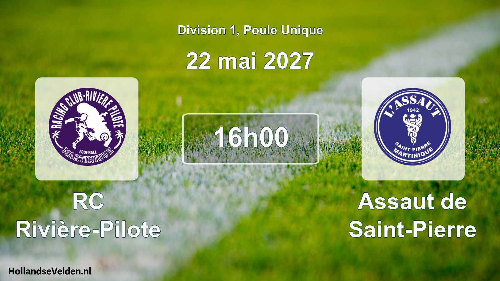 Scheduled Match: RC Rivière-Pilote - Assaut de Saint-Pierre (22 May 2027)