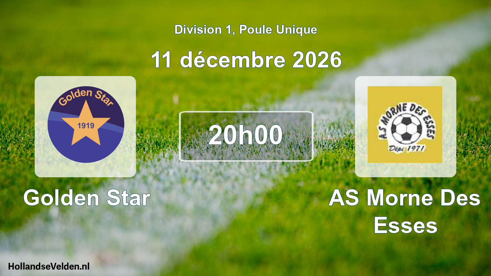 Match programmé: Golden Star - AS Morne Des Esses (11 décembre 2026)