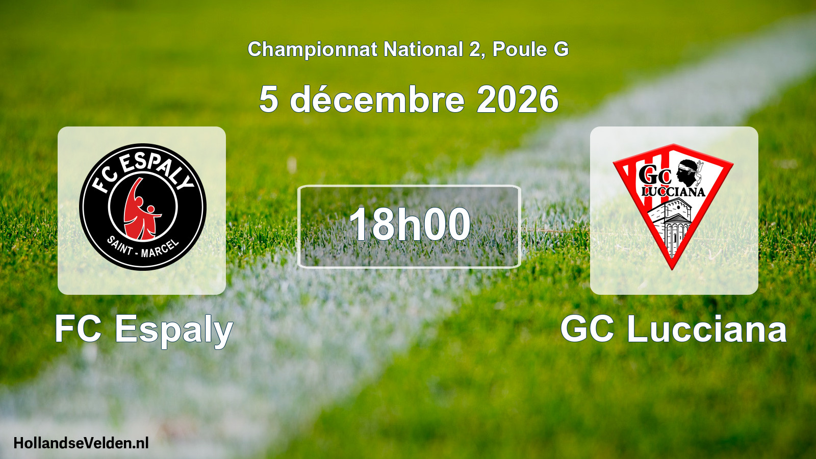 Scheduled Match: FC Espaly - GC Lucciana (5 December 2026)