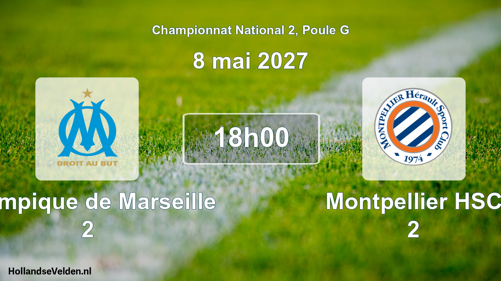 Geplande wedstrijd: Olympique de Marseille 2 - Montpellier HSC 2 (8 mei 2027)