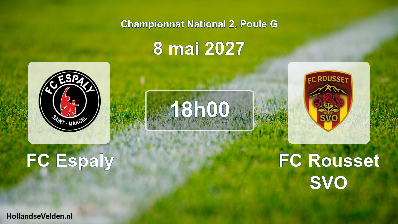 Match programmé: FC Espaly - FC Rousset SVO (8 mai 2027)