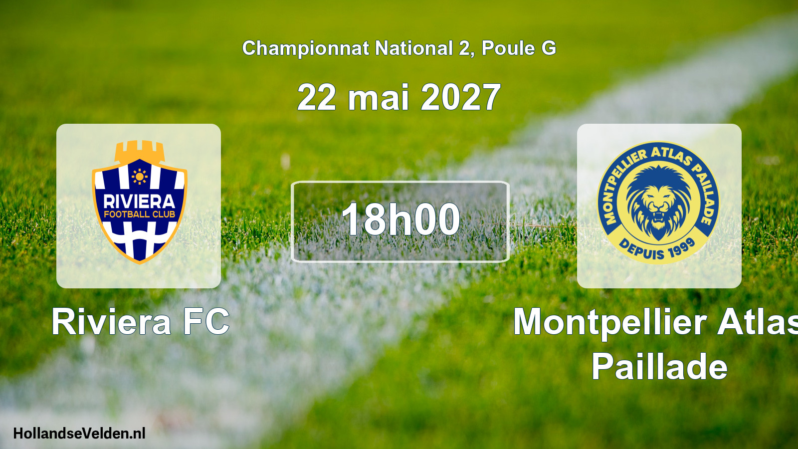 Scheduled Match: Riviera FC - Montpellier Atlas Paillade (22 May 2027)