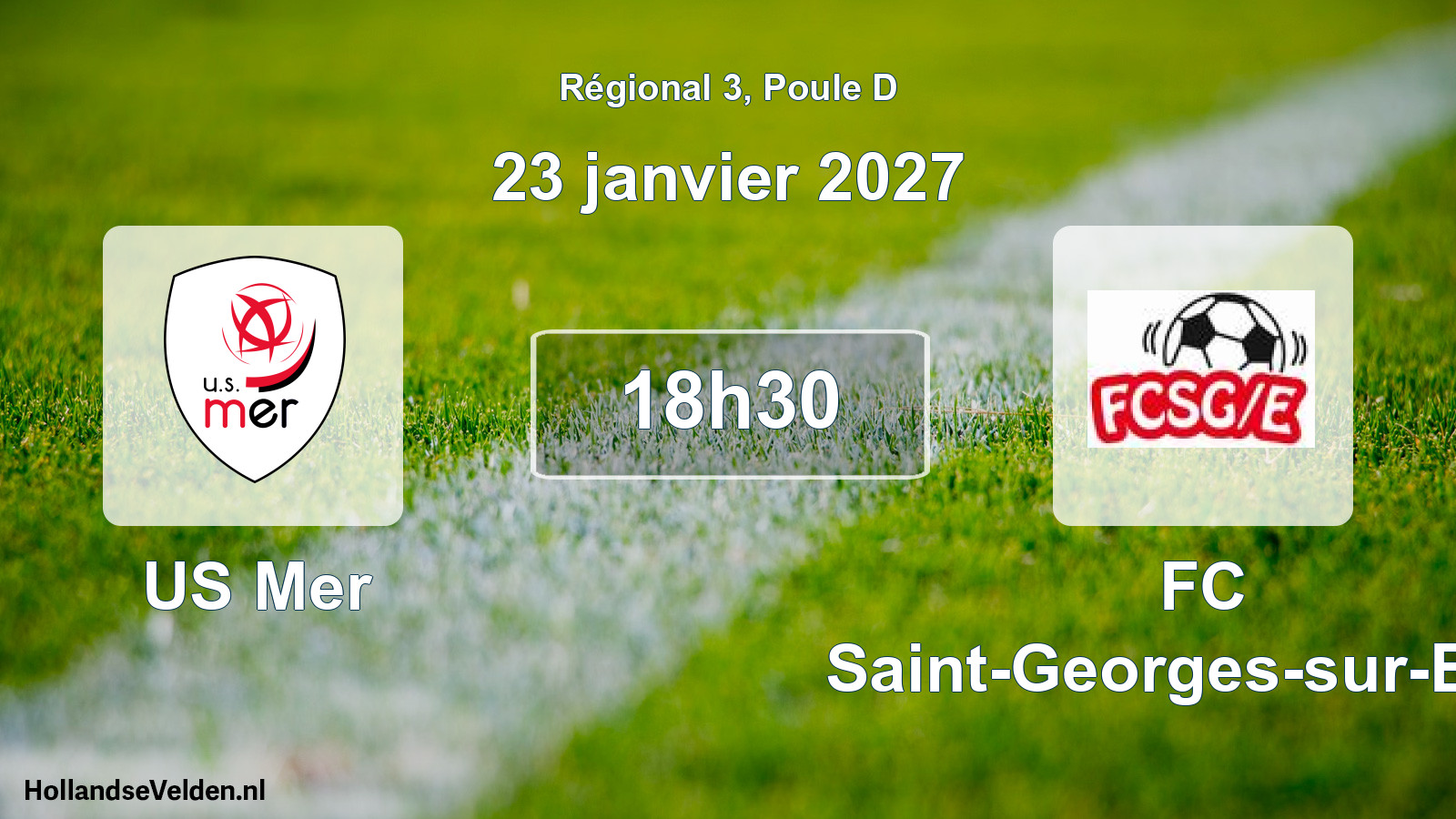 Scheduled Match: US Mer - FC Saint-Georges-sur-Eure (23 January 2027)