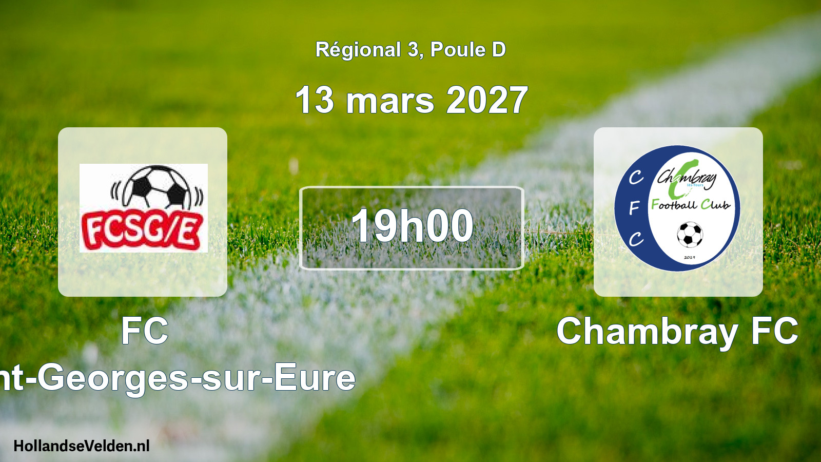 Scheduled Match: FC Saint-Georges-sur-Eure - Chambray FC (13 March 2027)