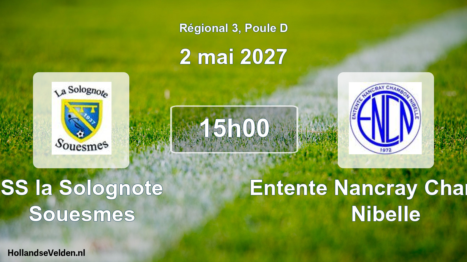 Scheduled Match: SS la Solognote Souesmes - Entente Nancray Chambon Nibelle (2 May 2027)