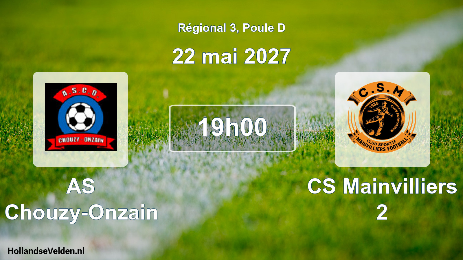 Scheduled Match: AS Chouzy-Onzain - CS Mainvilliers 2 (22 May 2027)