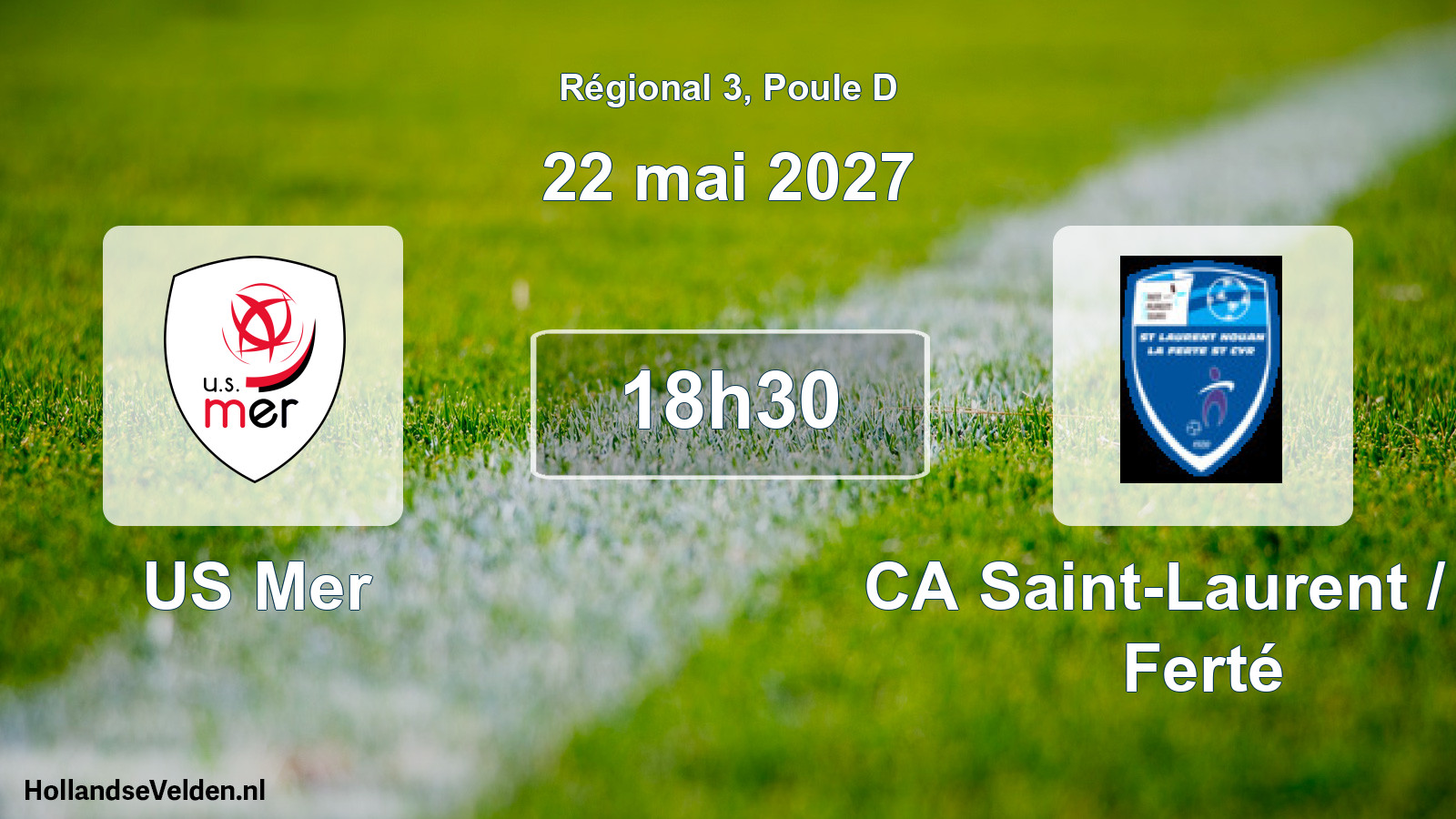 Scheduled Match: US Mer - CA Saint-Laurent / La Ferté (22 May 2027)