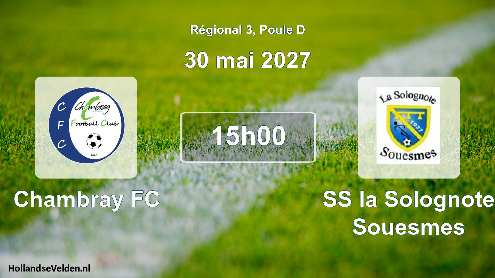 Scheduled Match: Chambray FC - SS la Solognote Souesmes (30 May 2027)