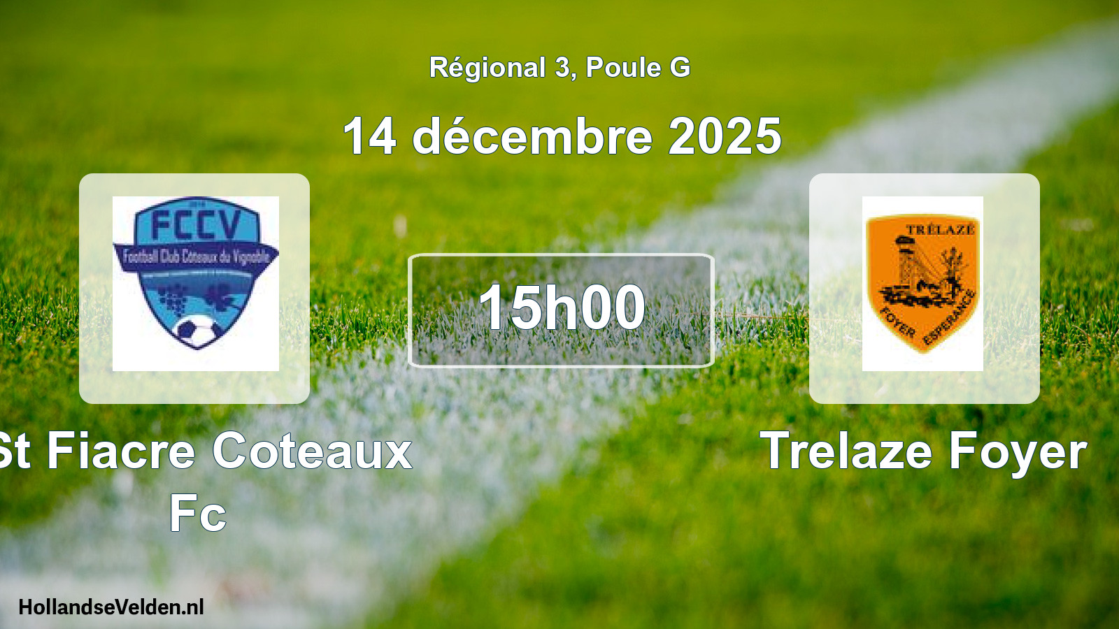Scheduled Match: St Fiacre Coteaux Fc - Trelaze Foyer (14 December 2025)