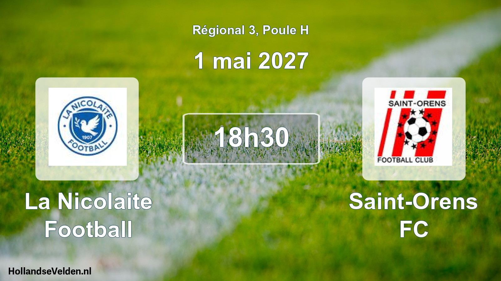 Match programmé: La Nicolaite Football - Saint-Orens FC (1 mai 2027)