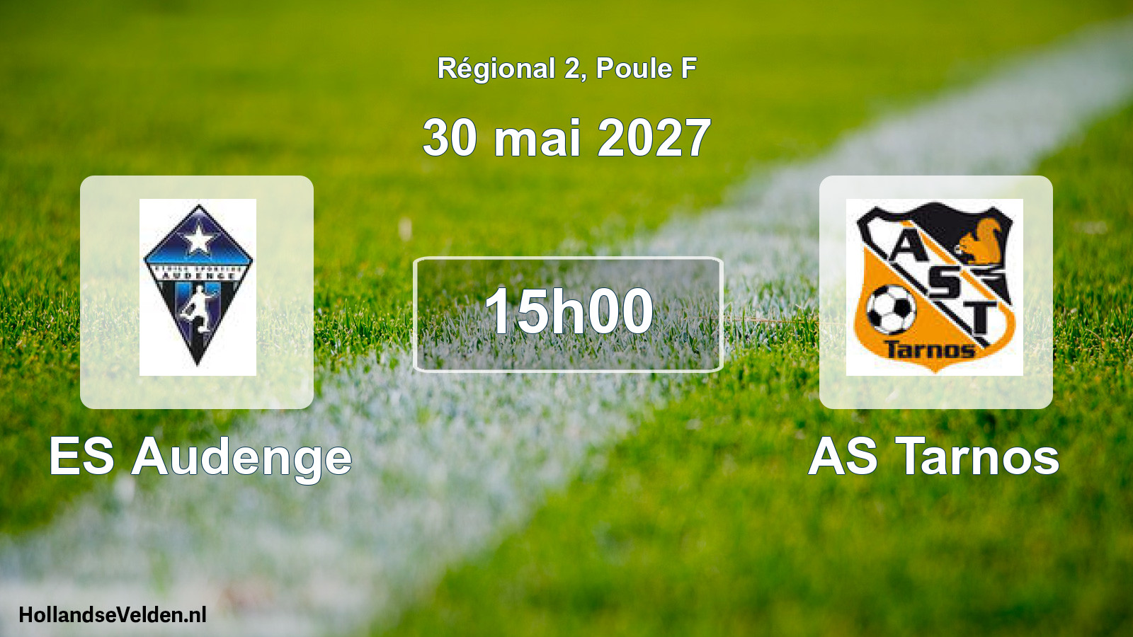 Match programmé: ES Audenge - AS Tarnos (30 mai 2027)