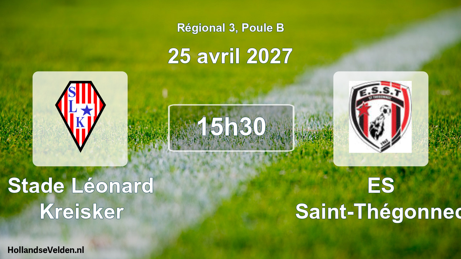 Scheduled Match: Stade Léonard Kreisker - ES Saint-Thégonnec (25 April 2027)