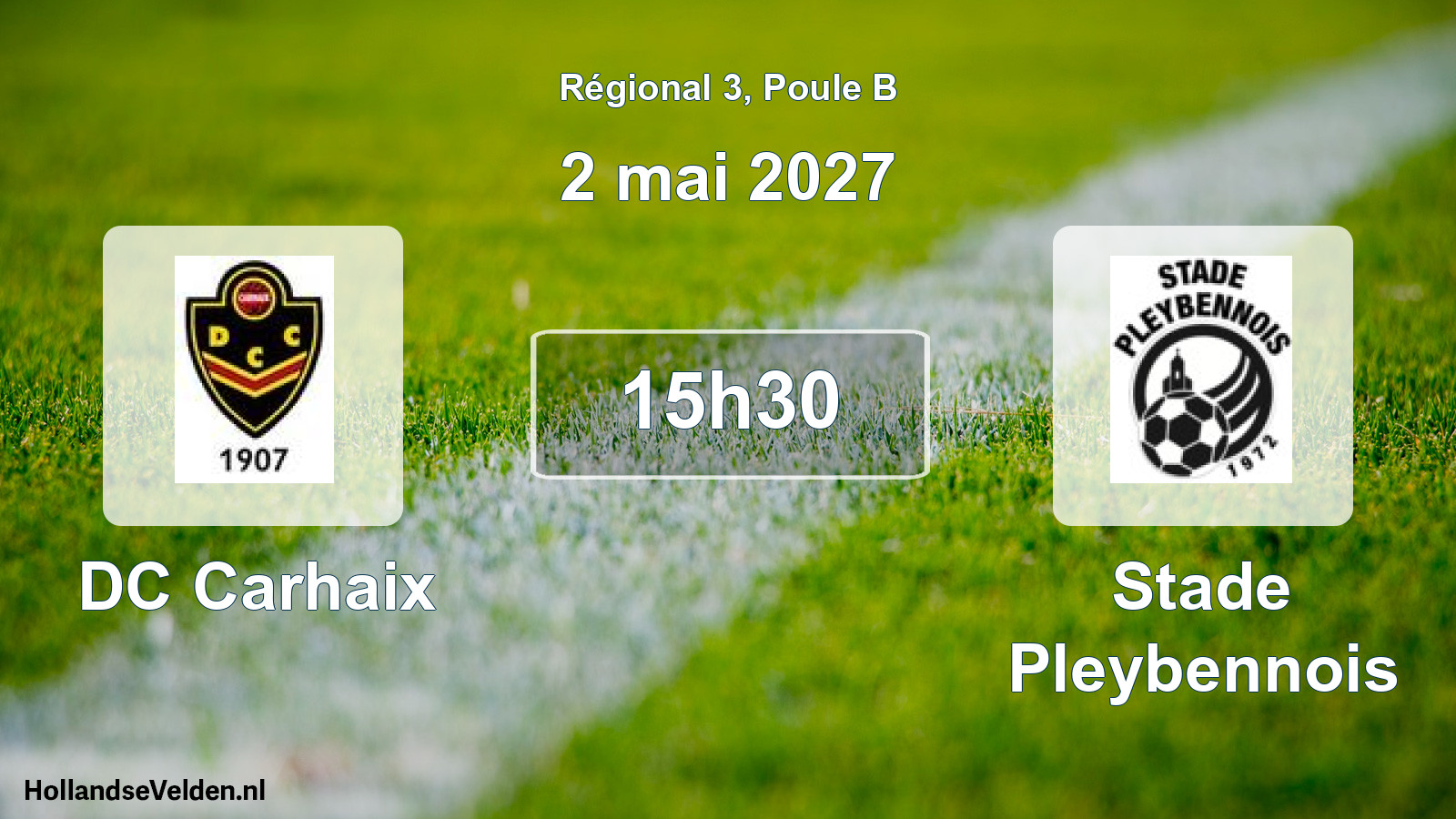 Match programmé: DC Carhaix - Stade Pleybennois (2 mai 2027)