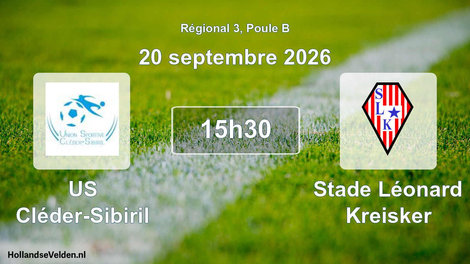 Scheduled Match: US Cléder-Sibiril - Stade Léonard Kreisker (20 September 2026)