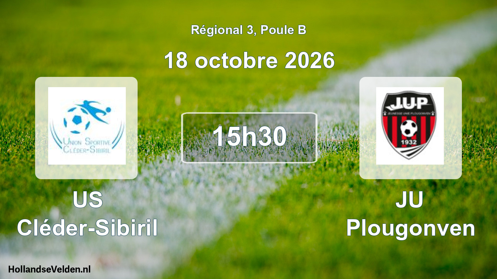Scheduled Match: US Cléder-Sibiril - JU Plougonven (18 October 2026)