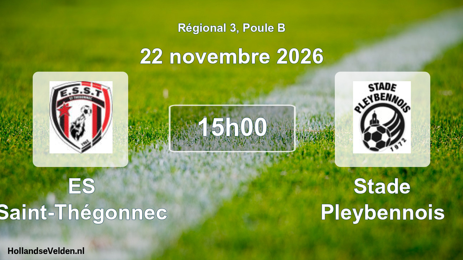 Scheduled Match: ES Saint-Thégonnec - Stade Pleybennois (22 November 2026)