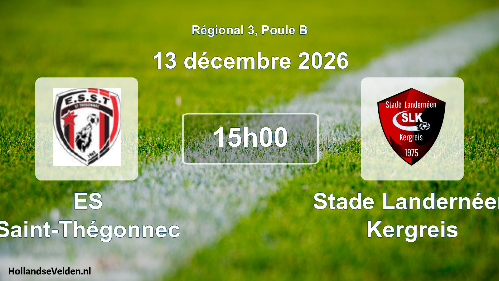 Scheduled Match: ES Saint-Thégonnec - Stade Landernéen Kergreis (13 December 2026)