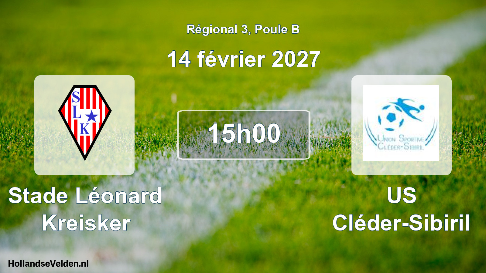 Scheduled Match: Stade Léonard Kreisker - US Cléder-Sibiril (14 February 2027)