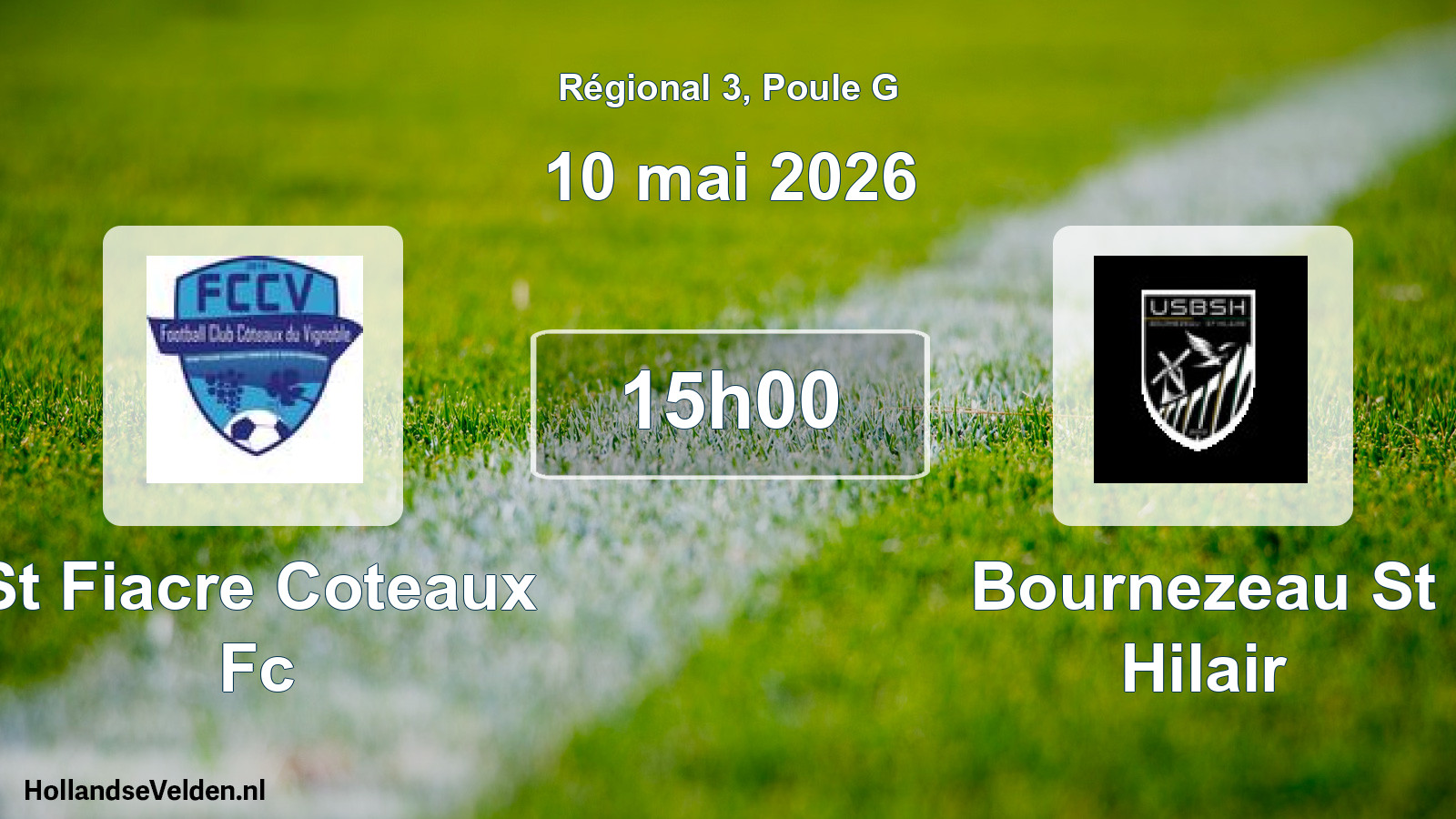 Scheduled Match: St Fiacre Coteaux Fc - Bournezeau St Hilair (10 May 2026)