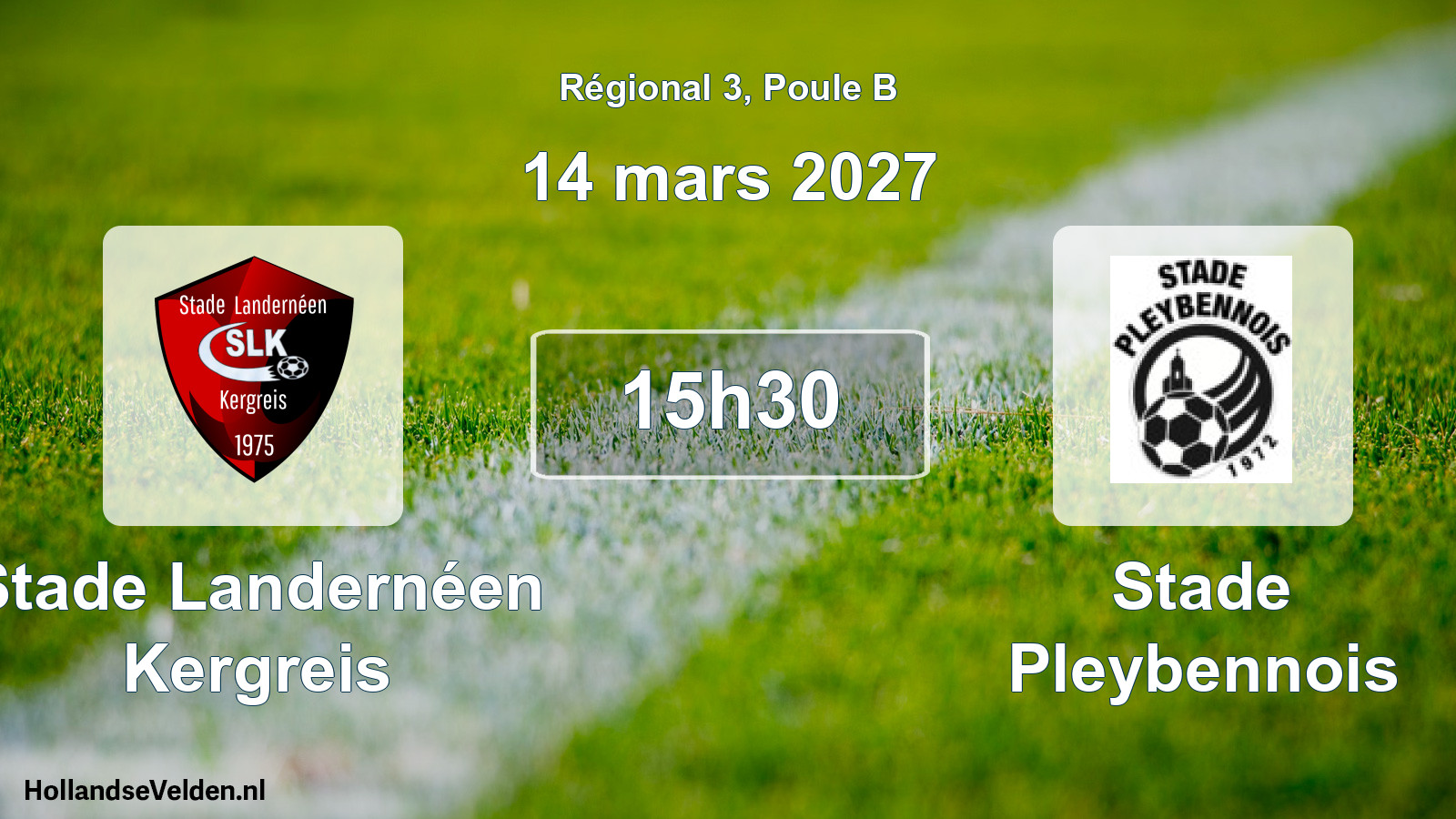 Scheduled Match: Stade Landernéen Kergreis - Stade Pleybennois (14 March 2027)