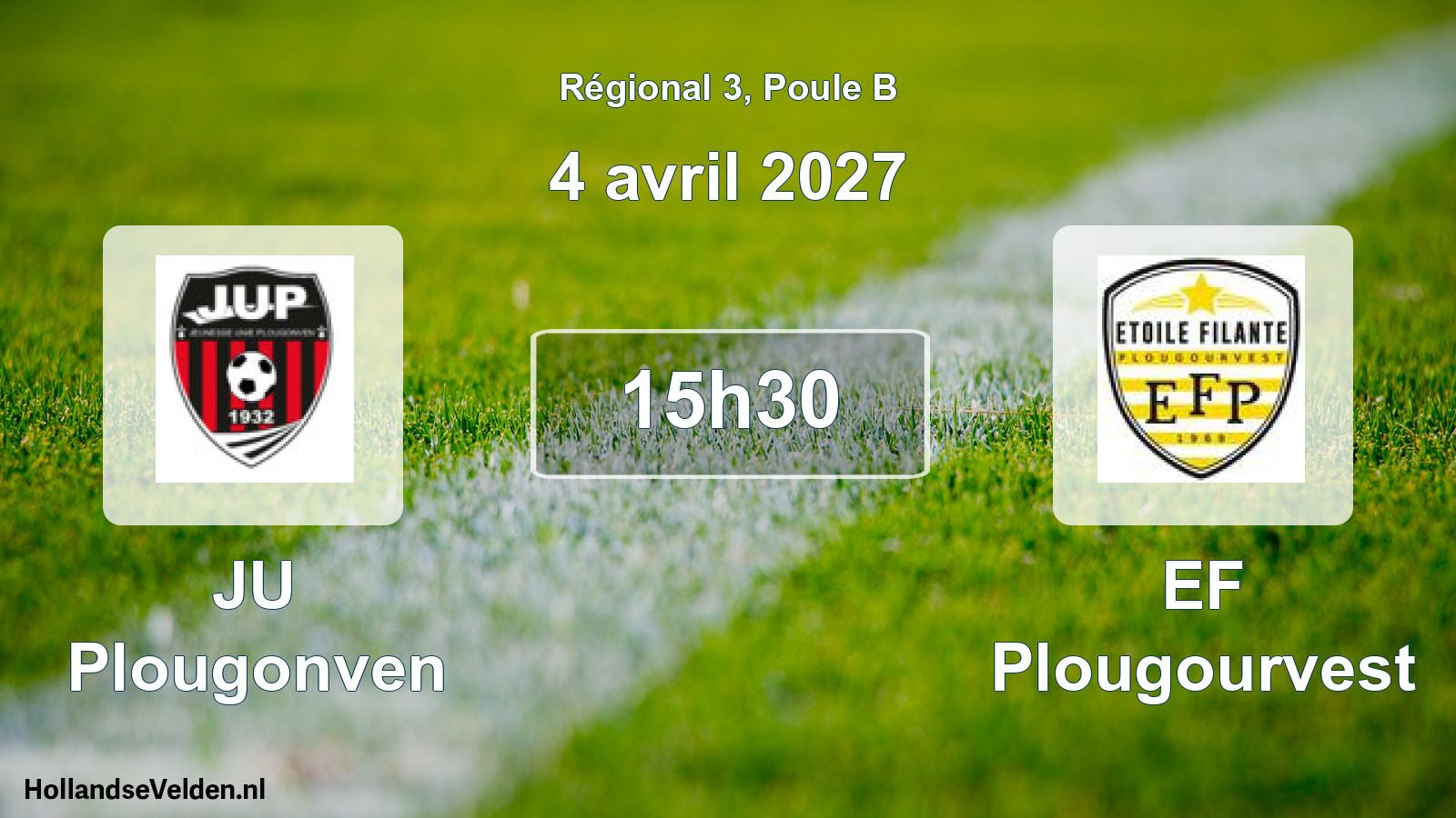 Match programmé: JU Plougonven - EF Plougourvest (4 avril 2027)