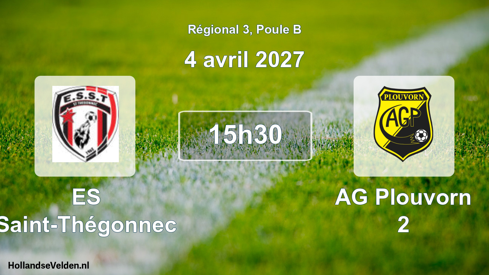 Scheduled Match: ES Saint-Thégonnec - AG Plouvorn 2 (4 April 2027)
