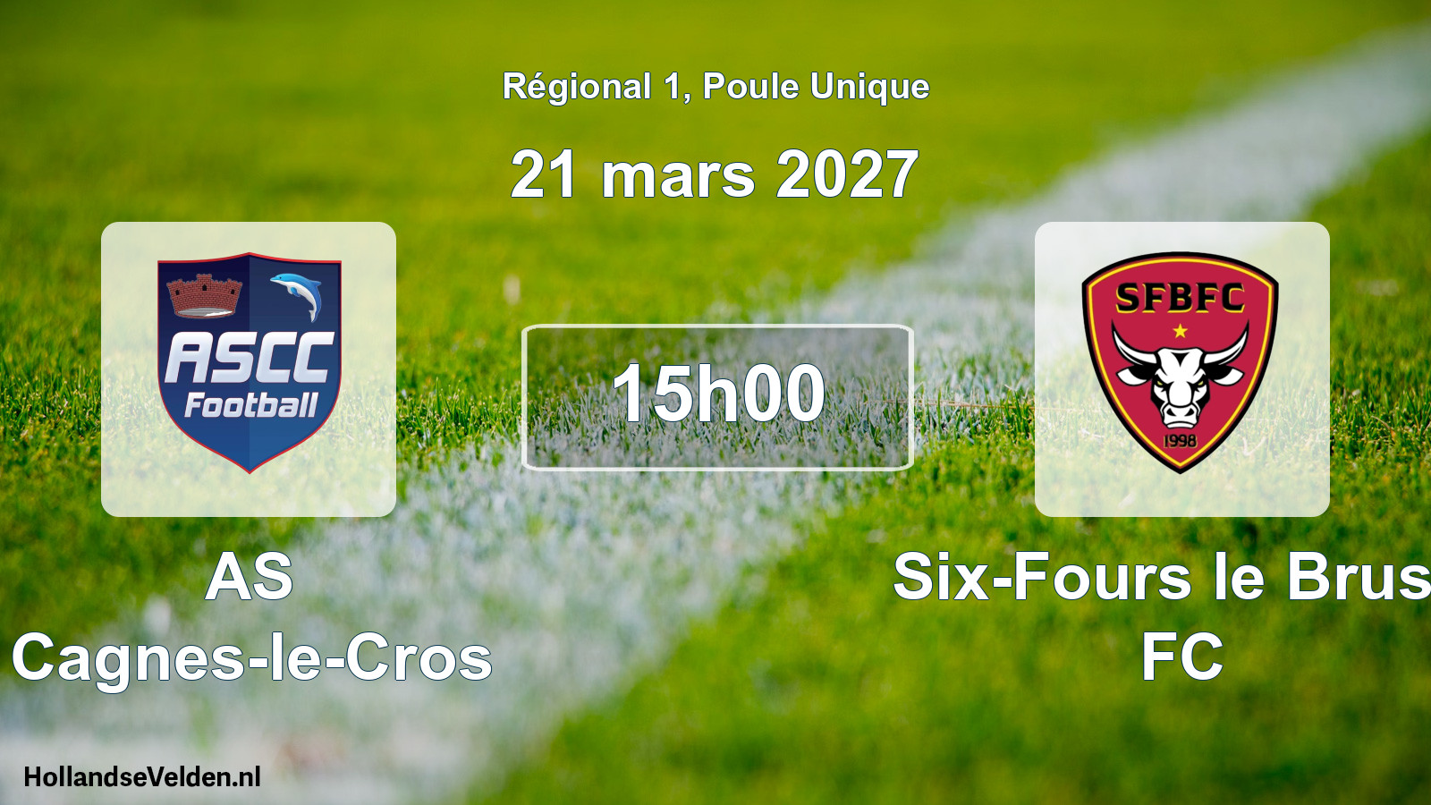 Scheduled Match: AS Cagnes-le-Cros - Six-Fours le Brusc FC (21 March 2027)