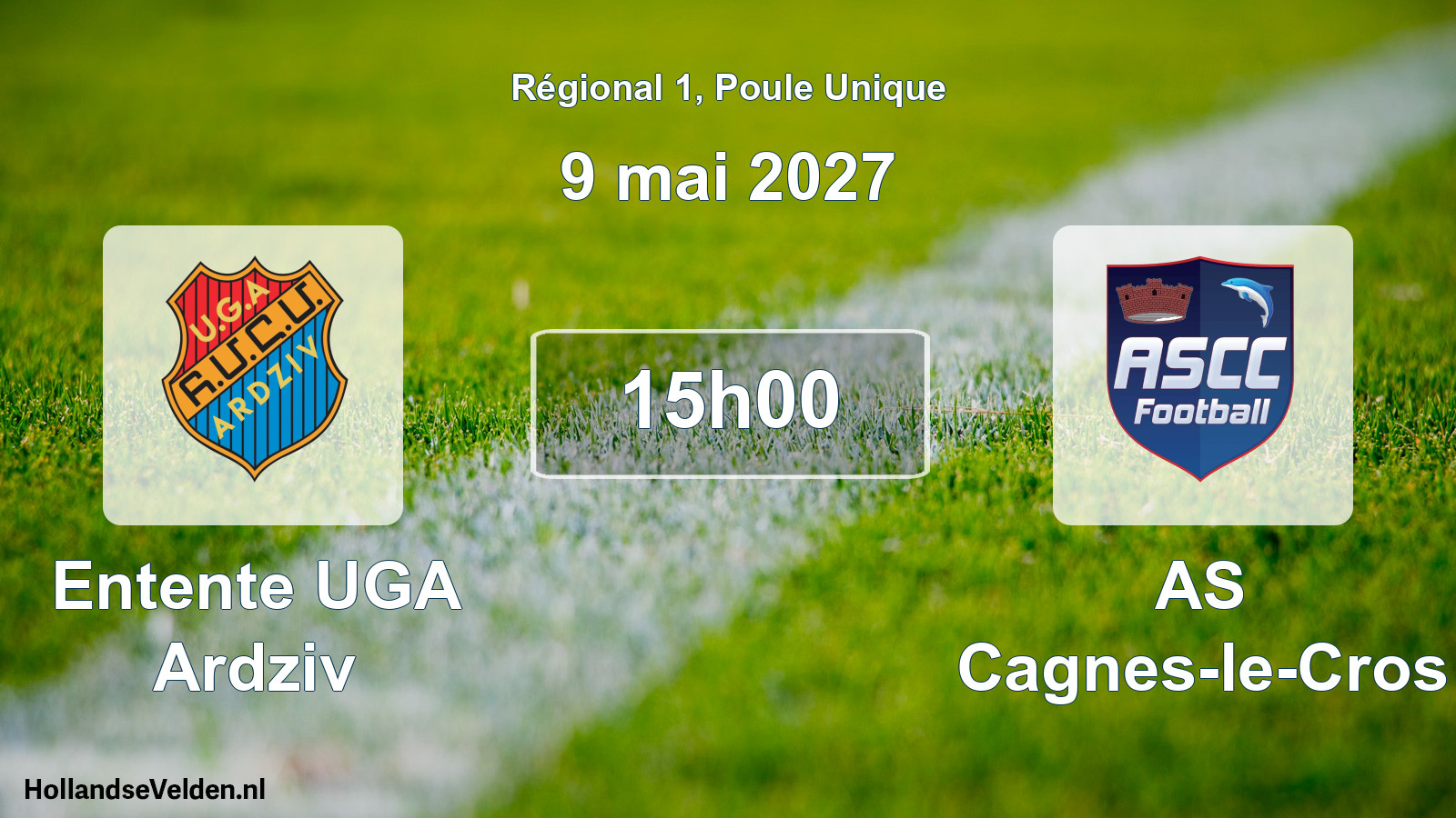 Scheduled Match: Entente UGA Ardziv - AS Cagnes-le-Cros (9 May 2027)