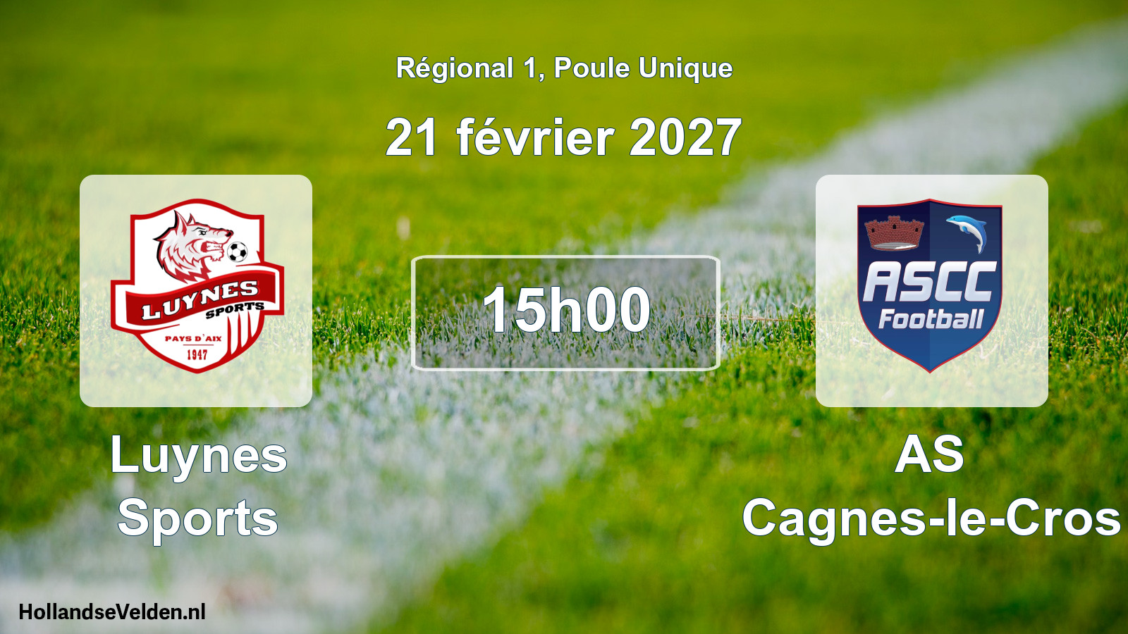 Scheduled Match: Luynes Sports - AS Cagnes-le-Cros (21 February 2027)