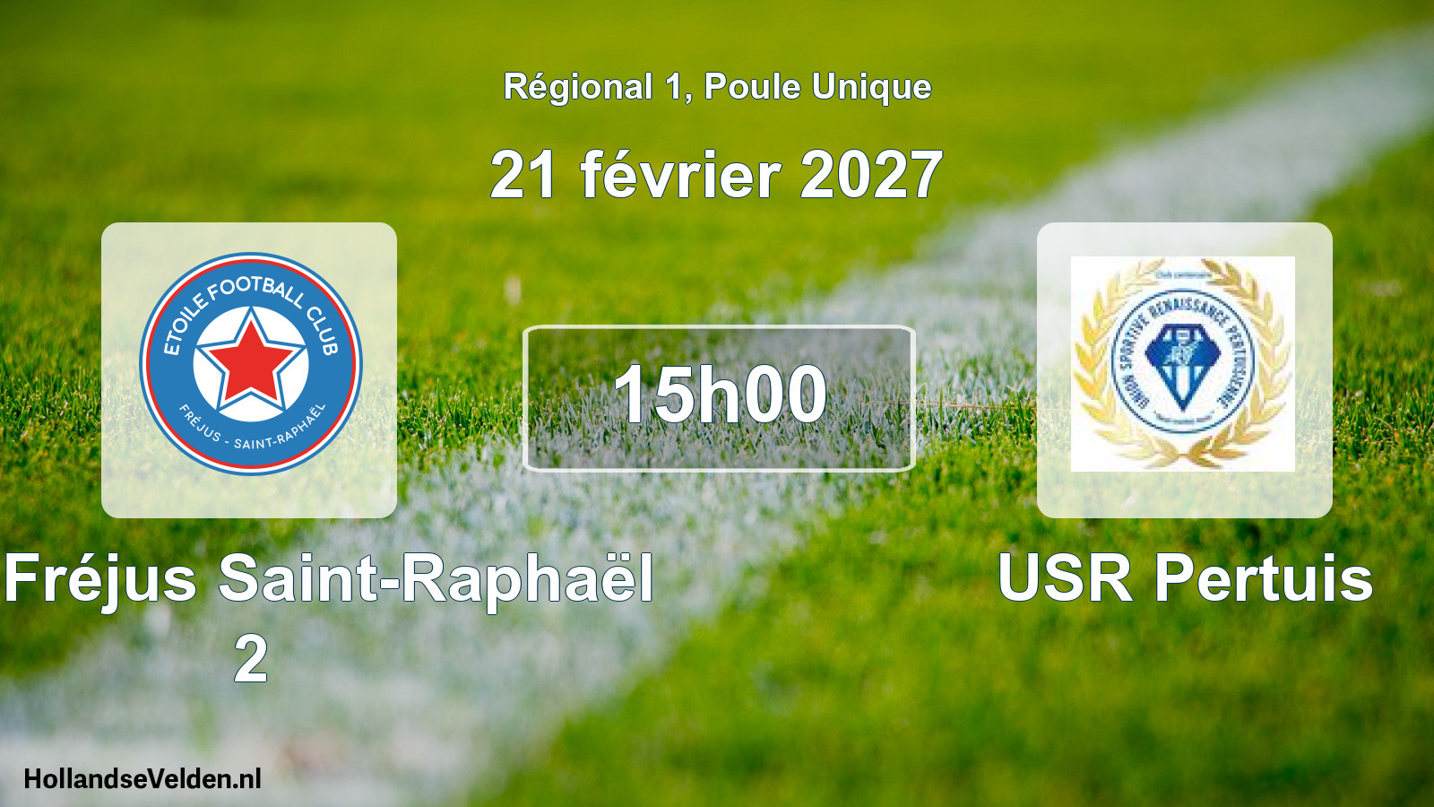 Scheduled Match: ÉFC Fréjus Saint-Raphaël 2 - USR Pertuis (21 February 2027)