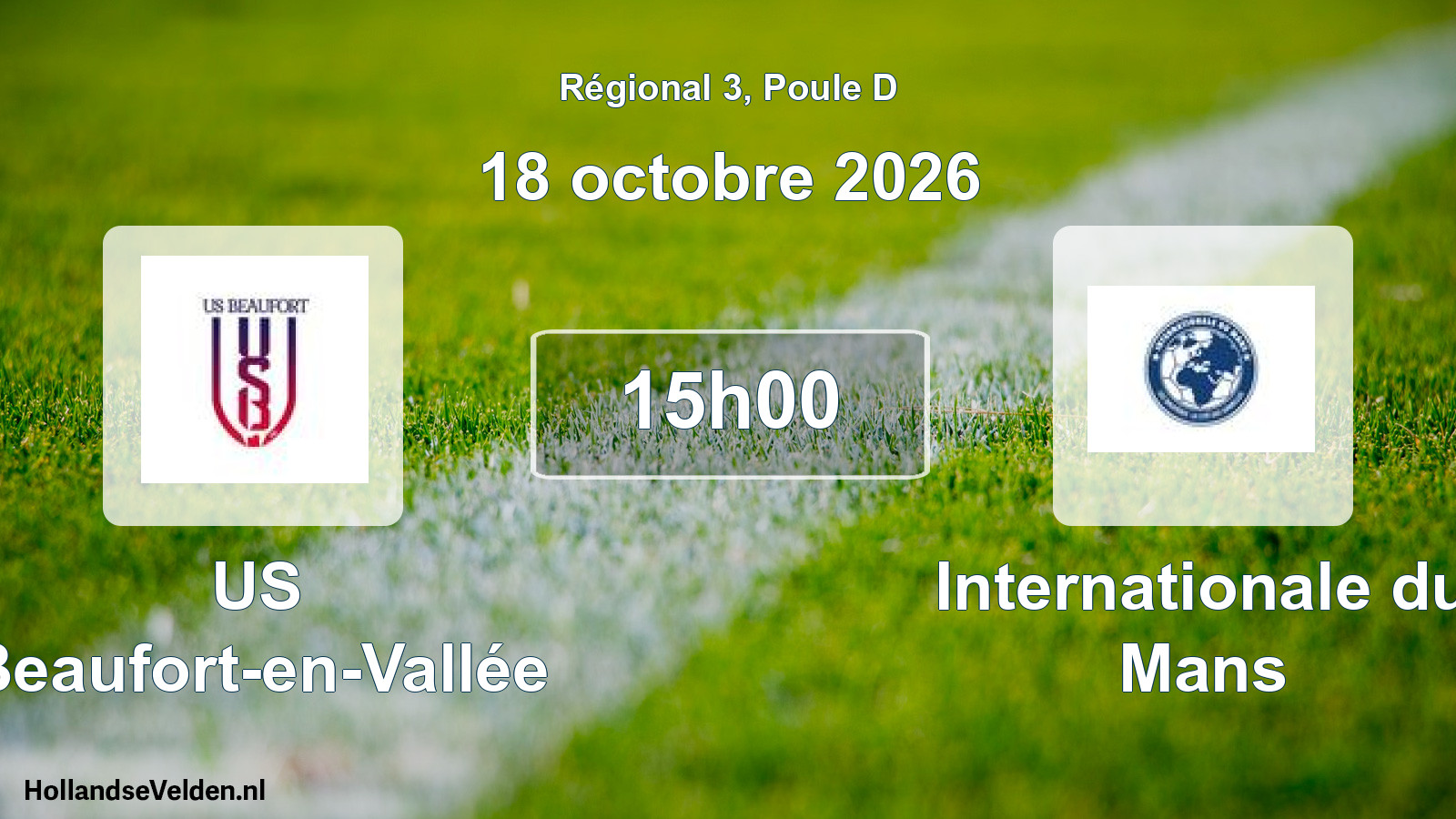 Scheduled Match: US Beaufort-en-Vallée - Internationale du Mans (18 October 2026)