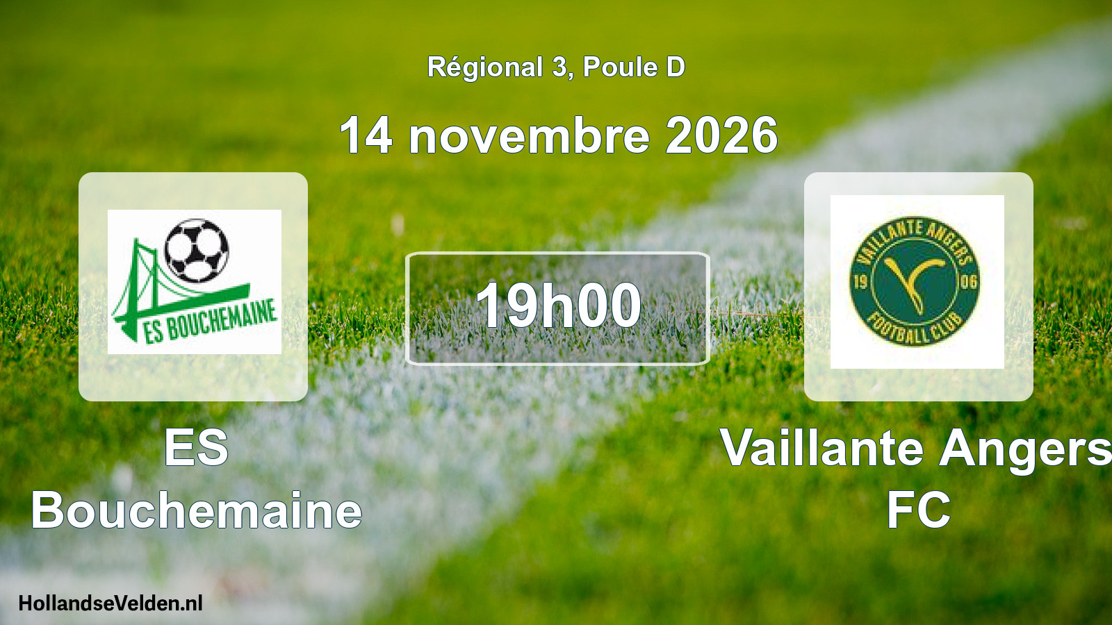 Scheduled Match: ES Bouchemaine - Vaillante Angers FC (14 November 2026)