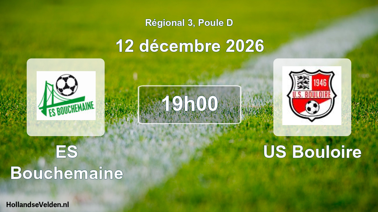 Scheduled Match: ES Bouchemaine - US Bouloire (12 December 2026)