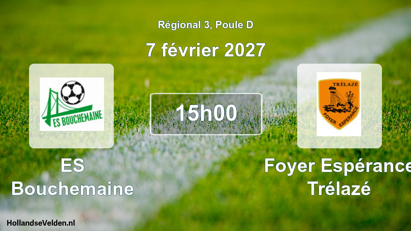 Scheduled Match: ES Bouchemaine - Foyer Espérance Trélazé (7 February 2027)