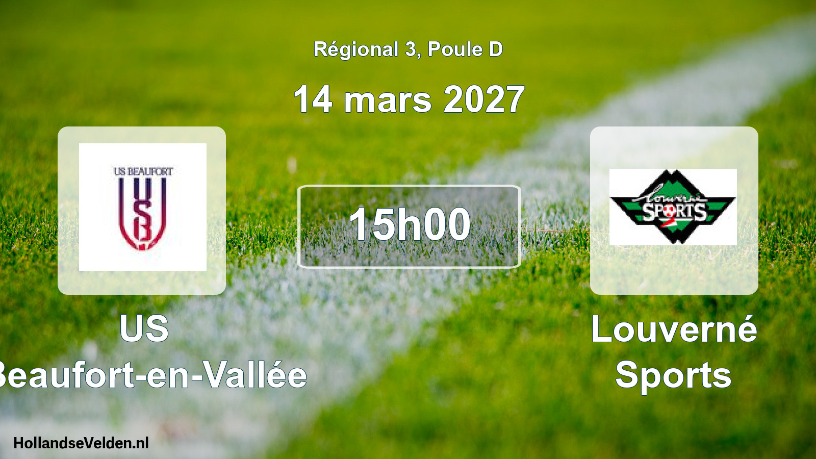 Scheduled Match: US Beaufort-en-Vallée - Louverné Sports (14 March 2027)