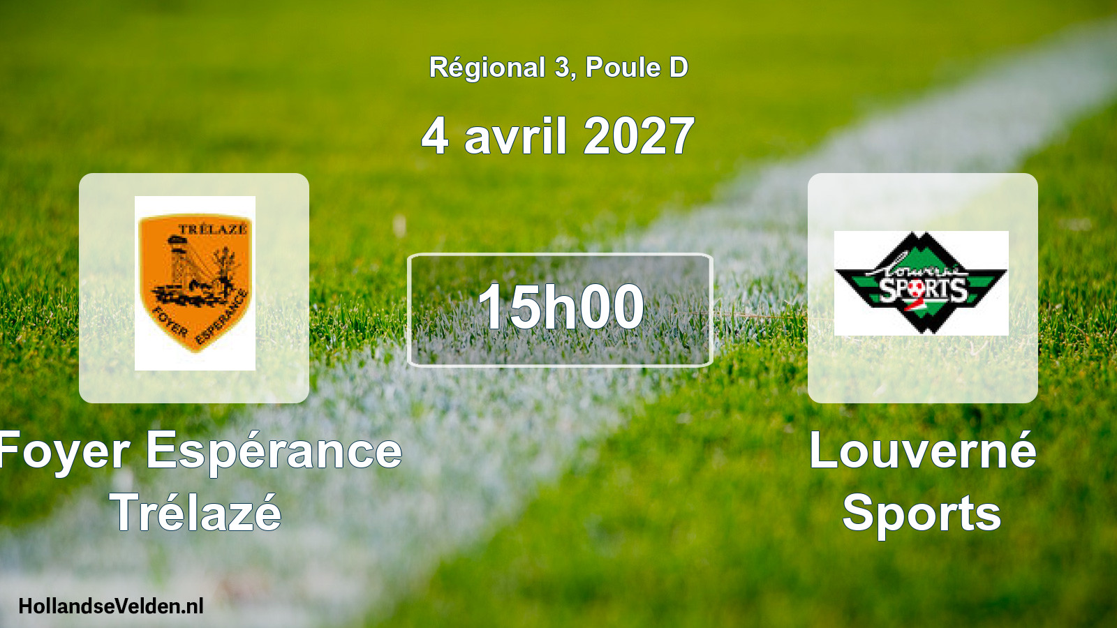 Scheduled Match: Foyer Espérance Trélazé - Louverné Sports (4 April 2027)