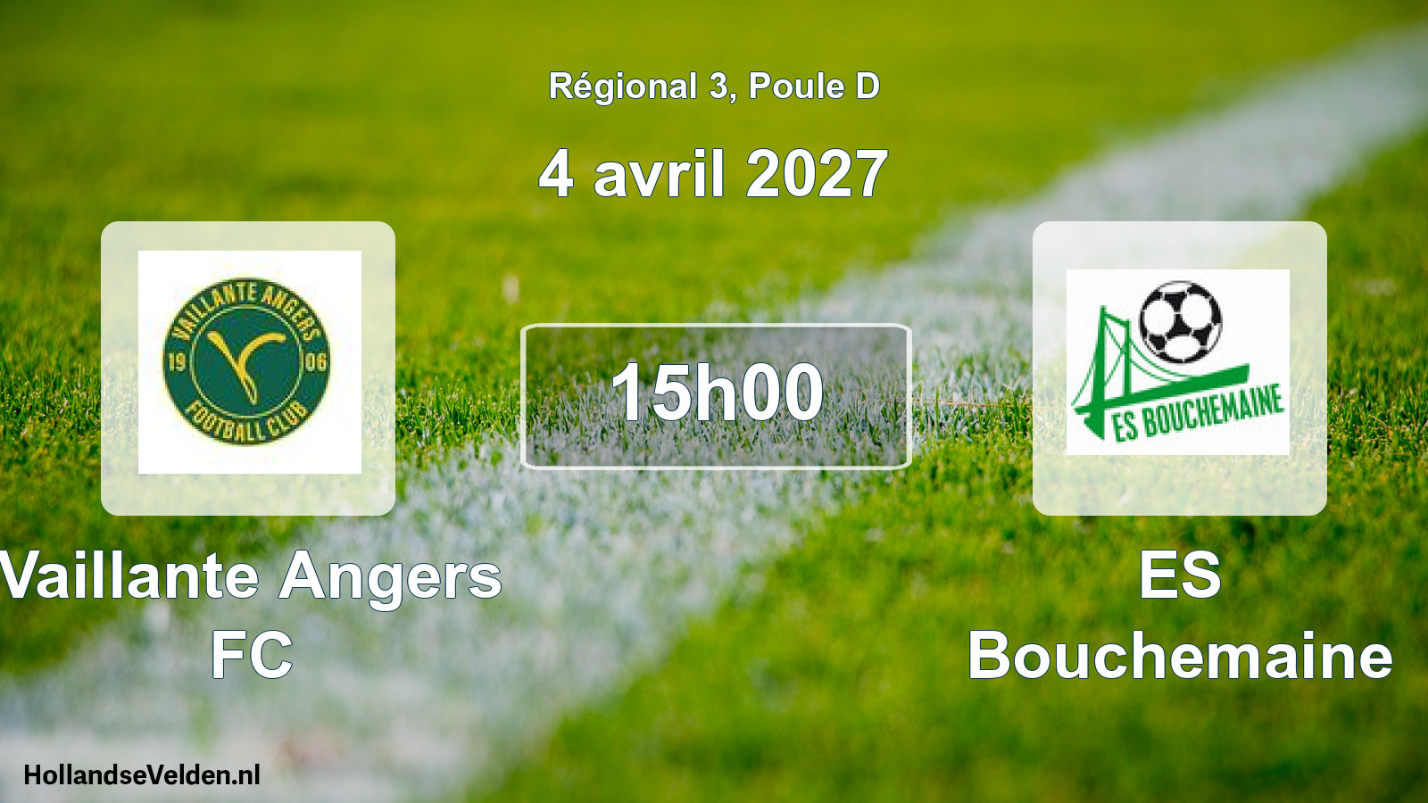 Scheduled Match: Vaillante Angers FC - ES Bouchemaine (4 April 2027)