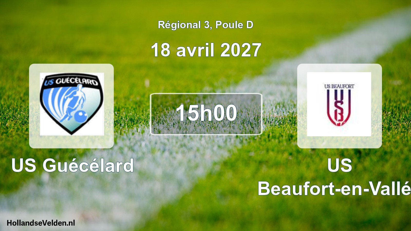 Scheduled Match: US Guécélard - US Beaufort-en-Vallée (18 April 2027)