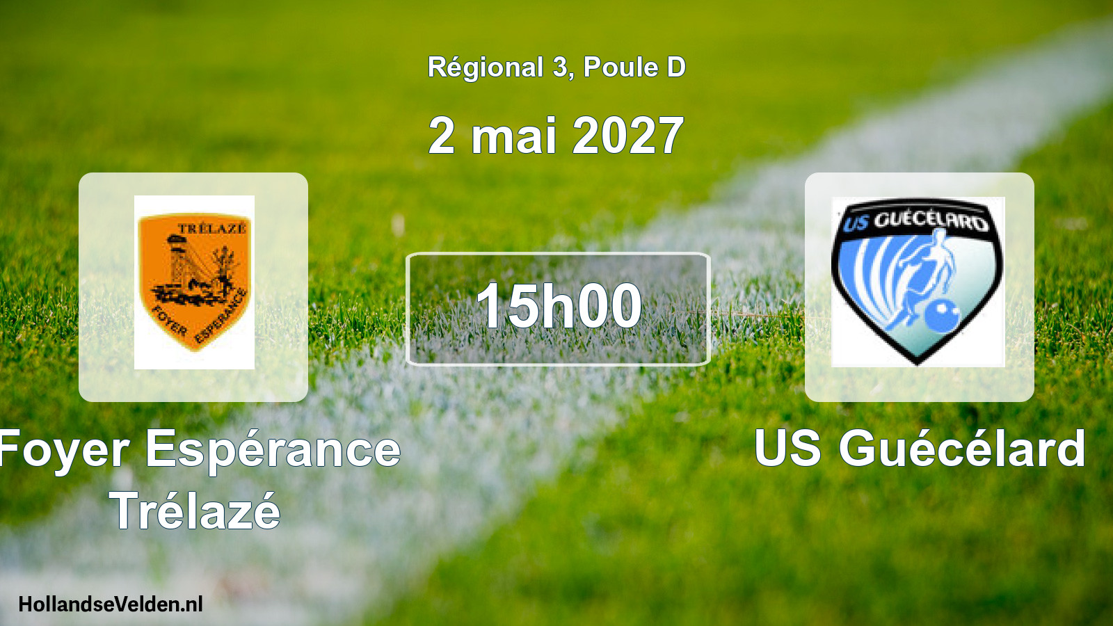 Match programmé: Foyer Espérance Trélazé - US Guécélard (2 mai 2027)